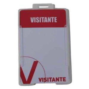 cracha de visitante em pvc personalizado